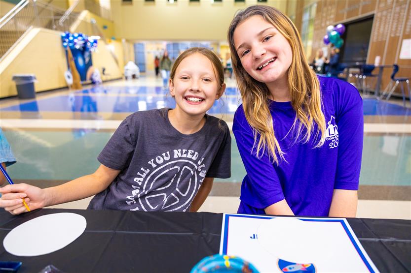 Students at Thompson's Station Elementary STREAM Night